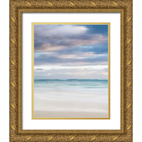 Bavaro Beach at Gold Ornate Wood Framed Art Print with Double Matting by Delimont, Danita