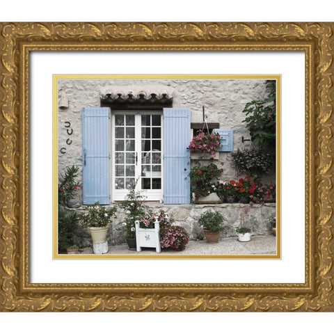 Saint Leger du Gold Ornate Wood Framed Art Print with Double Matting by Delimont, Danita