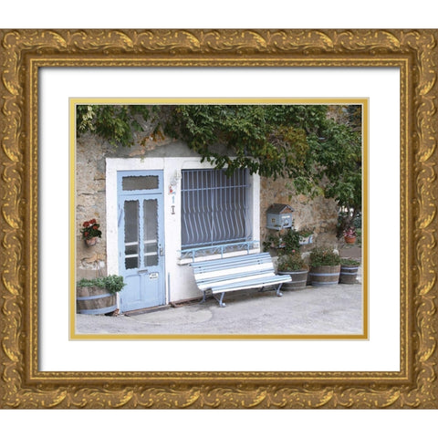 Les Corbieres Gold Ornate Wood Framed Art Print with Double Matting by Delimont, Danita