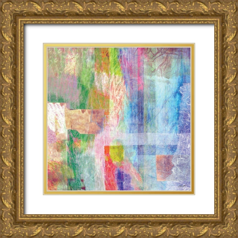 Color Jam II Gold Ornate Wood Framed Art Print with Double Matting by Butler, John