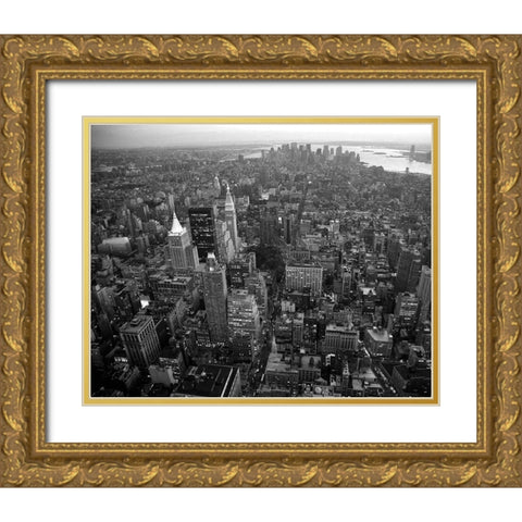 Empire State Gold Ornate Wood Framed Art Print with Double Matting by Delimont, Danita