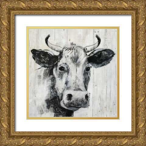 Howdy Neighbor I Gold Ornate Wood Framed Art Print with Double Matting by Nan