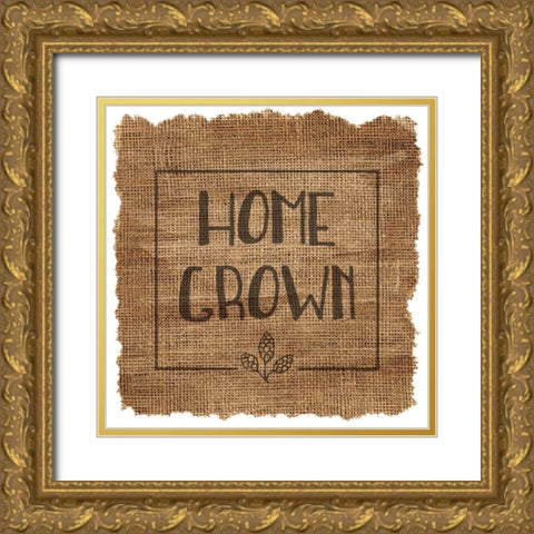 Home Grown Gold Ornate Wood Framed Art Print with Double Matting by Murray, Amanda