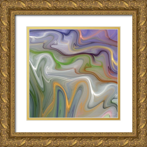 Vape I Gold Ornate Wood Framed Art Print with Double Matting by Burghardt, James