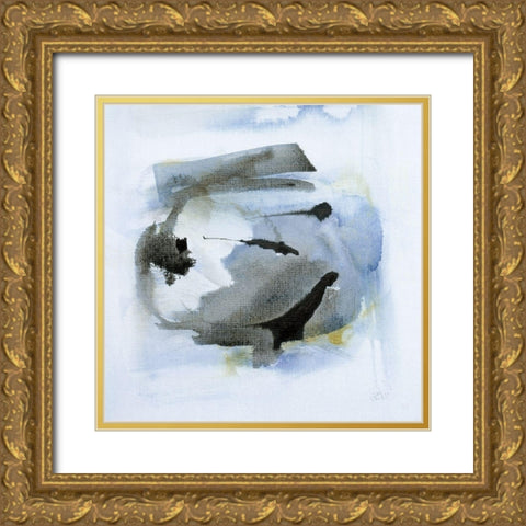 Cool Water III Gold Ornate Wood Framed Art Print with Double Matting by Jill, Susan