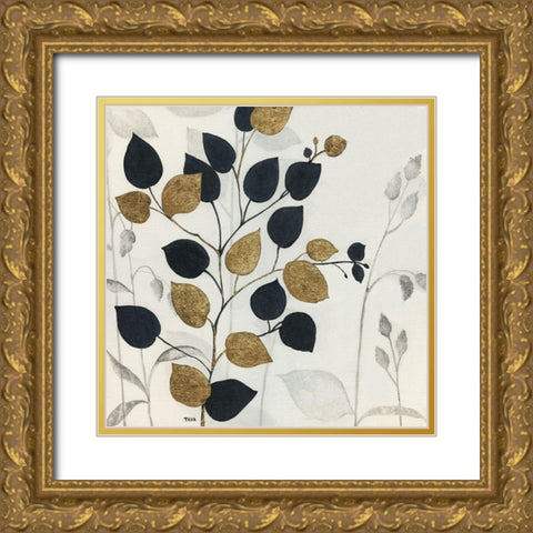 Silhouette Neutre I Gold Ornate Wood Framed Art Print with Double Matting by Tava Studios