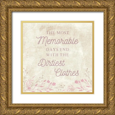 Dirtiest Clothes Gold Ornate Wood Framed Art Print with Double Matting by Murray, Amanda