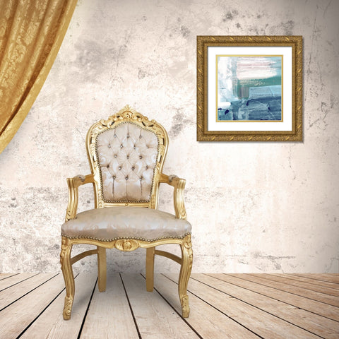 Miss The Sea IV Gold Ornate Wood Framed Art Print with Double Matting by Jill, Susan