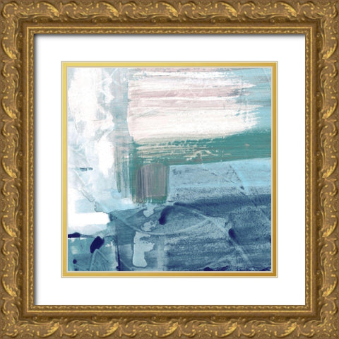Miss The Sea IV Gold Ornate Wood Framed Art Print with Double Matting by Jill, Susan