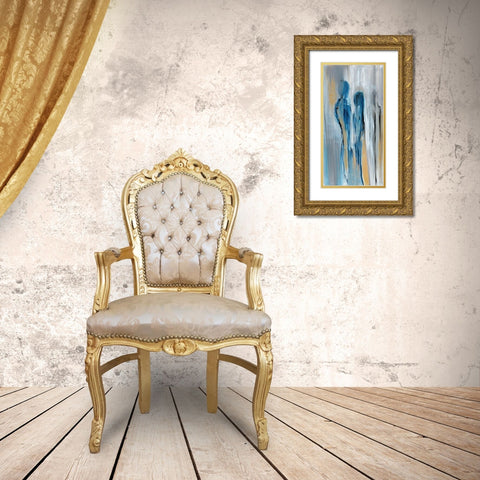 Just A Memory I Gold Ornate Wood Framed Art Print with Double Matting by Jill, Susan