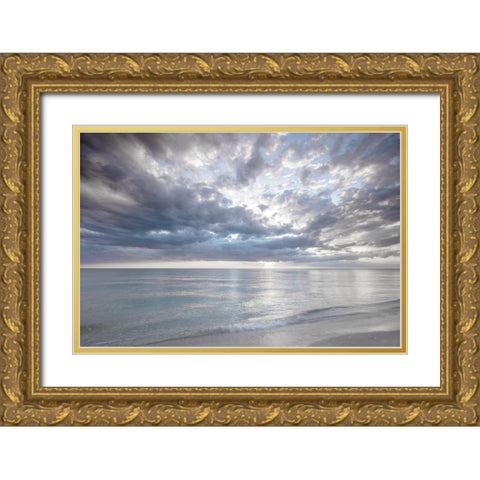 Naples Light Gold Ornate Wood Framed Art Print with Double Matting by Delimont, Danita