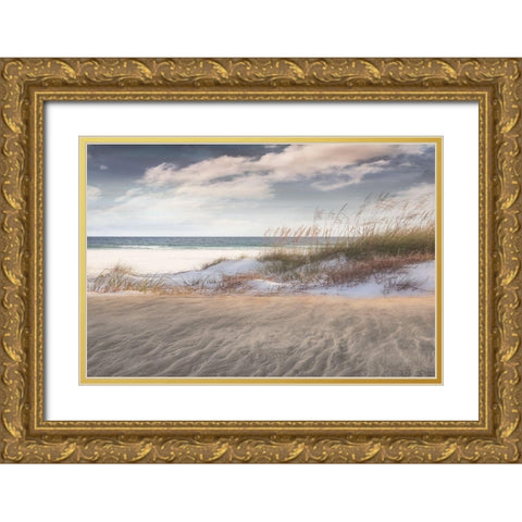 Amongst Gold Ornate Wood Framed Art Print with Double Matting by Calascibetta, Mike