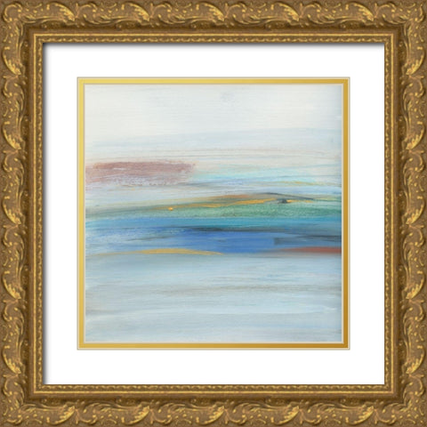 Milan I Gold Ornate Wood Framed Art Print with Double Matting by Jill, Susan