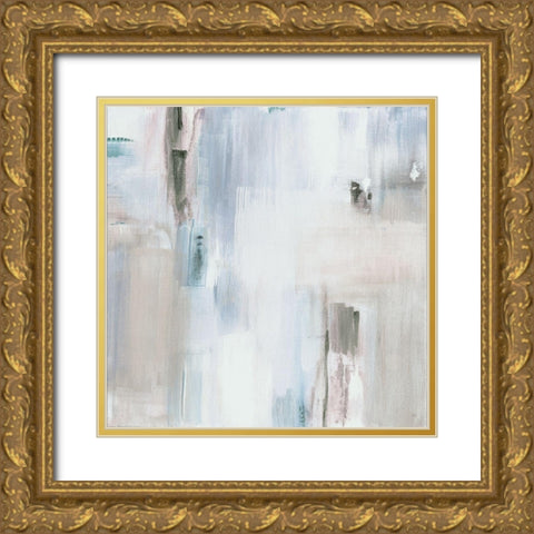 Morning Lake II Gold Ornate Wood Framed Art Print with Double Matting by Jill, Susan