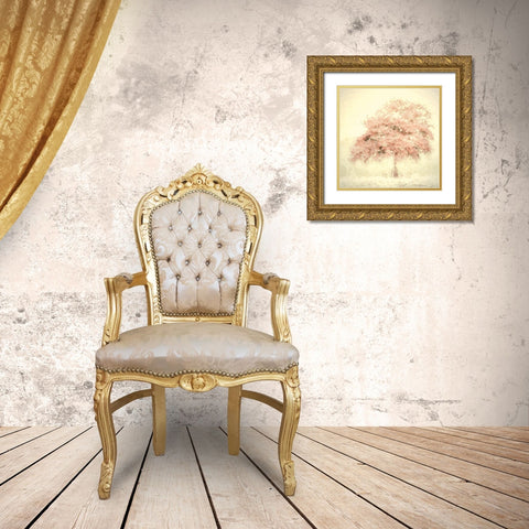Bubble Tree Gold Ornate Wood Framed Art Print with Double Matting by Van de Goor, Lars