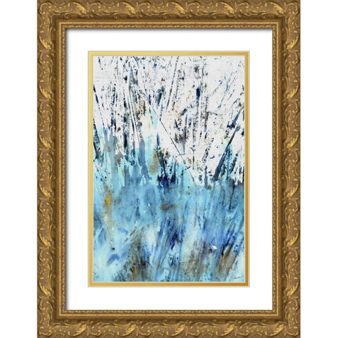 Waters Edge I Gold Ornate Wood Framed Art Print with Double Matting by Butler, John