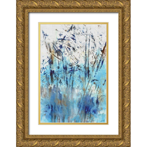 Waters Edge II Gold Ornate Wood Framed Art Print with Double Matting by Butler, John