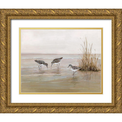 Early Risers II Gold Ornate Wood Framed Art Print with Double Matting by Swatland, Sally