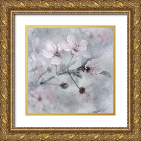 Spring Gold Ornate Wood Framed Art Print with Double Matting by Weisz, Irene