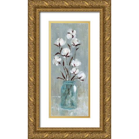 Stalks of Gold Ornate Wood Framed Art Print with Double Matting by Robinson, Carol