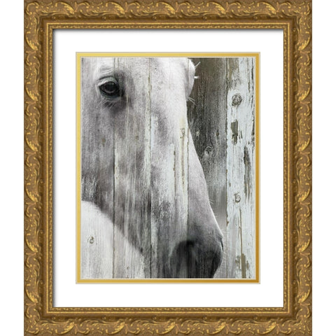 Contemplation Gold Ornate Wood Framed Art Print with Double Matting by Robinson, Carol