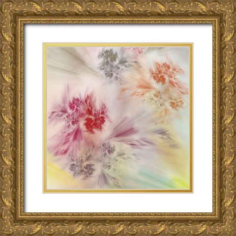 Whisper II Gold Ornate Wood Framed Art Print with Double Matting by Burghardt, James