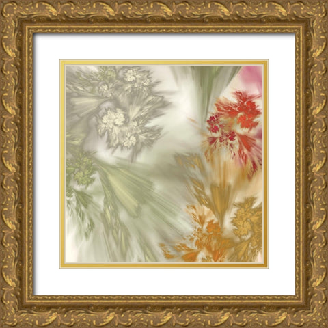 Whisper III Gold Ornate Wood Framed Art Print with Double Matting by Burghardt, James