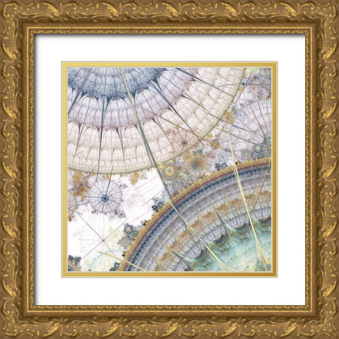 Clockworks I Gold Ornate Wood Framed Art Print with Double Matting by Burghardt, James
