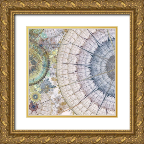 Clockworks III Gold Ornate Wood Framed Art Print with Double Matting by Burghardt, James