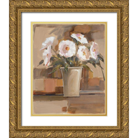 Fresh Accents I Gold Ornate Wood Framed Art Print with Double Matting by Oesterle, Roz