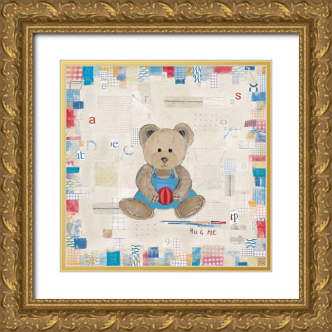 Hug Me Gold Ornate Wood Framed Art Print with Double Matting by Pope, Kate and Elizabeth