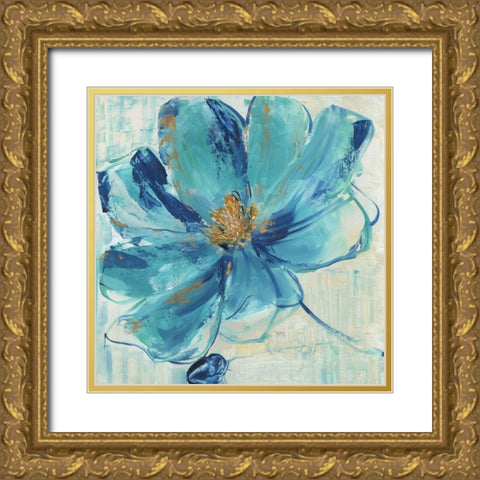 Taking In The Gold Ornate Wood Framed Art Print with Double Matting by Swatland, Sally