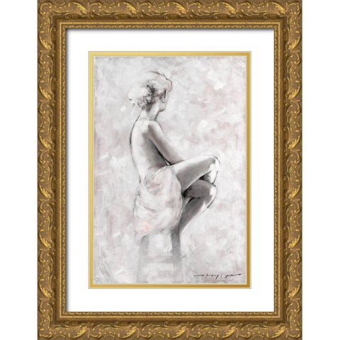 Soft Rhapsody I Gold Ornate Wood Framed Art Print with Double Matting by Orme, E. Anthony