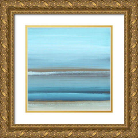 By the Sea I Gold Ornate Wood Framed Art Print with Double Matting by Butler, John