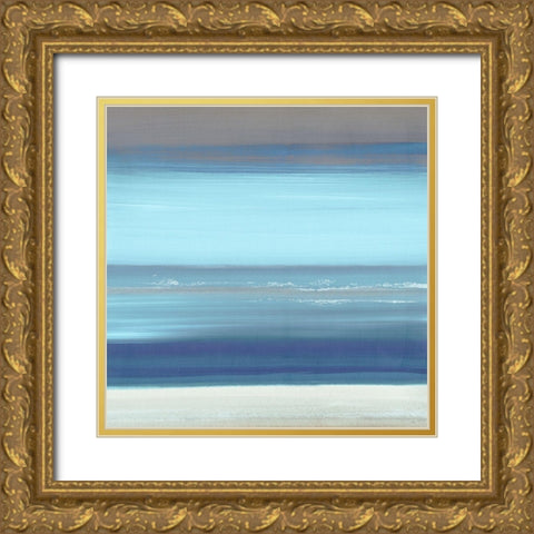 By the Sea II Gold Ornate Wood Framed Art Print with Double Matting by Butler, John