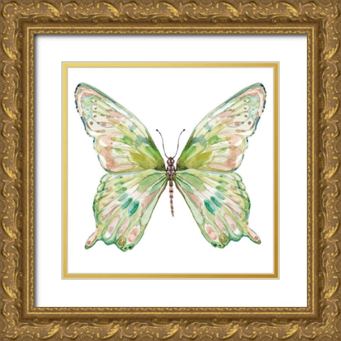Soft Wings I Gold Ornate Wood Framed Art Print with Double Matting by Robinson, Carol