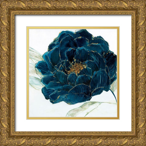 Velvet Bloom Gold Ornate Wood Framed Art Print with Double Matting by Swatland, Sally