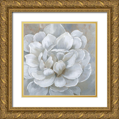 Bombshell Bloom I Gold Ornate Wood Framed Art Print with Double Matting by Nan