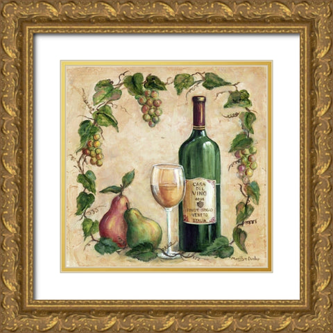 Casa Del Vino Gold Ornate Wood Framed Art Print with Double Matting by Dunlap, Marilyn