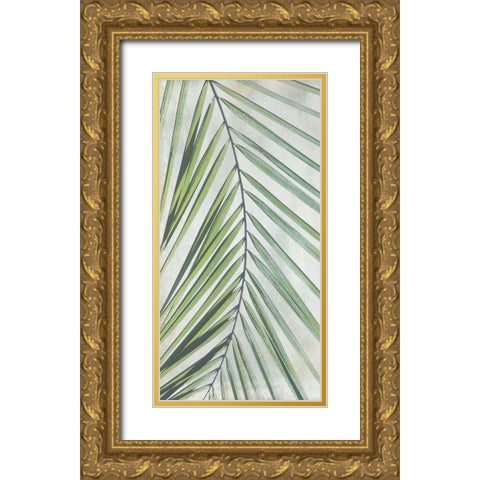 Palm Escape I Gold Ornate Wood Framed Art Print with Double Matting by Weisz, Irene