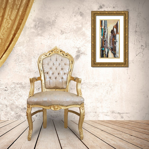 Canal View II Gold Ornate Wood Framed Art Print with Double Matting by Orme, E. Anthony
