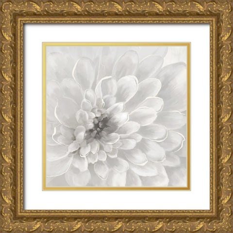 Dahlia Gold Ornate Wood Framed Art Print with Double Matting by Nan