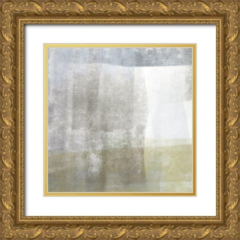 Highland Fog II Gold Ornate Wood Framed Art Print with Double Matting by Nan