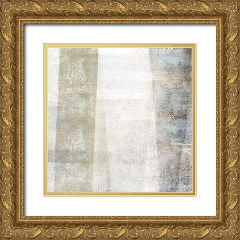 Highland Fog III Gold Ornate Wood Framed Art Print with Double Matting by Nan