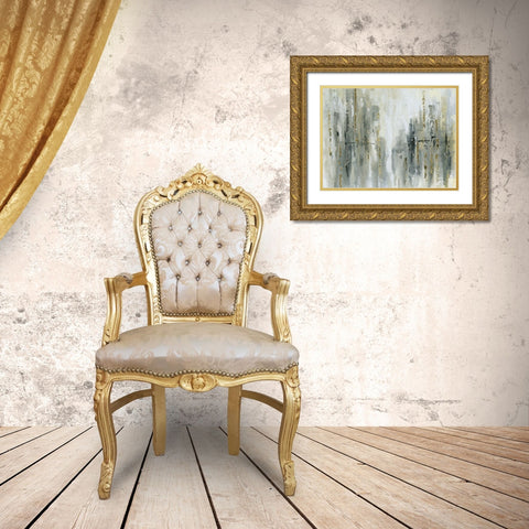 City Shine Gold Ornate Wood Framed Art Print with Double Matting by Robinson, Carol