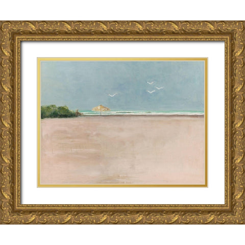 My Tranquility Gold Ornate Wood Framed Art Print with Double Matting by Swatland, Sally