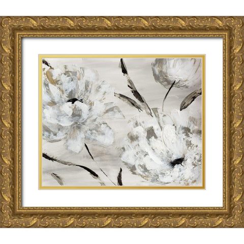 Misty Morning Gold Ornate Wood Framed Art Print with Double Matting by Craven, Katrina