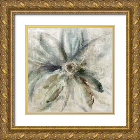 Floral Drama Gold Ornate Wood Framed Art Print with Double Matting by Robinson, Carol