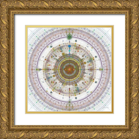 Origin II Gold Ornate Wood Framed Art Print with Double Matting by Burghardt, James