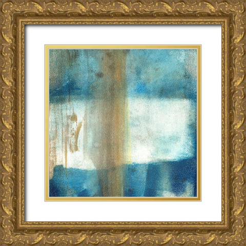 Sand Lake Summer II Gold Ornate Wood Framed Art Print with Double Matting by Jill, Susan